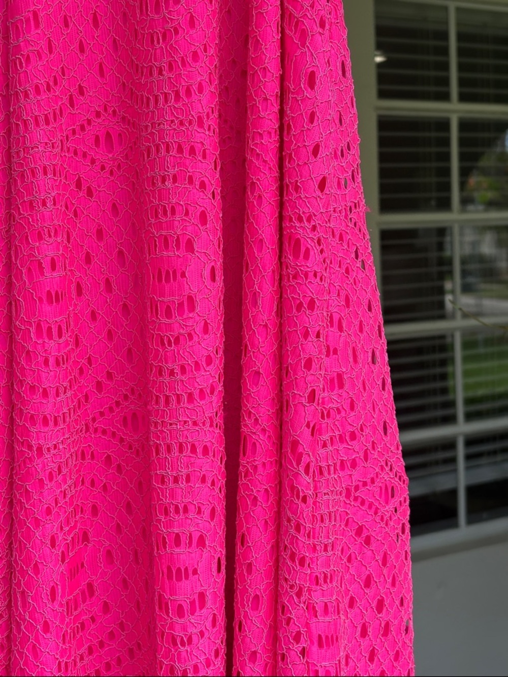 Lilly Pulitzer Hot Pink Crochet Halter Sundress - Picture 11 of 16